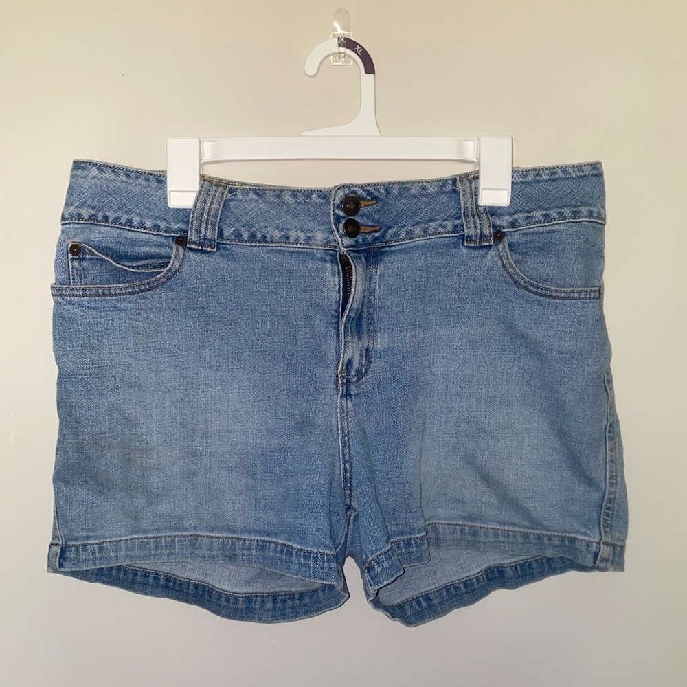 Light Blue Denim Shorts